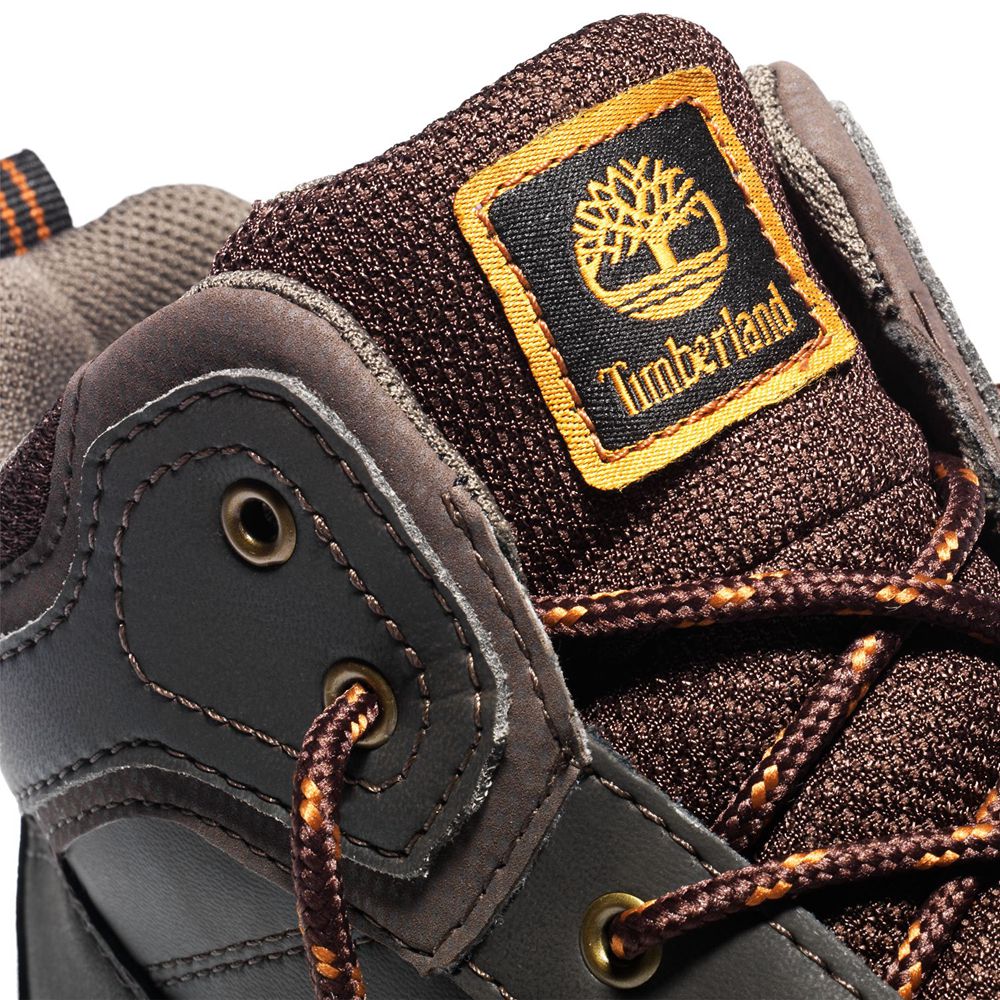 Bocanci De Drumeție Timberland Copii Maro Inchis - Junior Mt. Maddsen Waterproof - Romania - HLPUTQ4